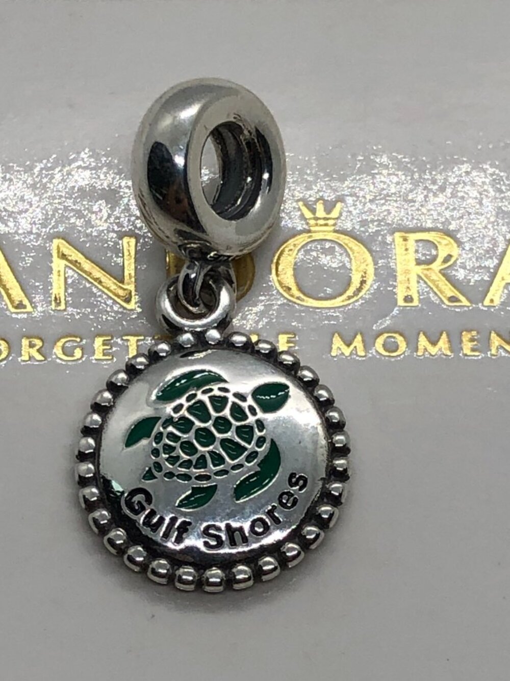 ✨🔥Pandora Gulf Shores Turtle Charm Beach /Travel/Sea /S925 ale